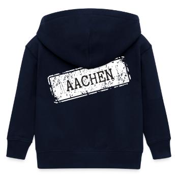 Aachen  - Kinder Organic Kapuzenjacke Mini Cultivator von Stanley/Stella - Navy - Hinten