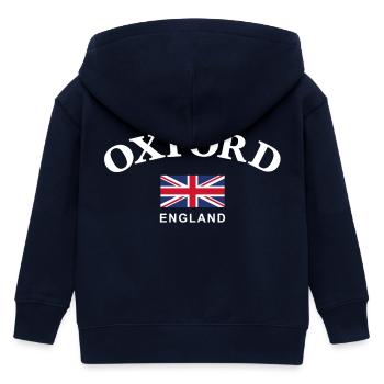 Oxford, England - Kinder Organic Kapuzenjacke Mini Cultivator von Stanley/Stella - Navy - Hinten