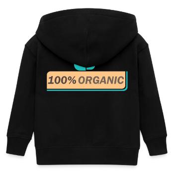 100% biologische, gesunde, natürliche Lebensmittel - Kinder Organic Kapuzenjacke Mini Cultivator von Stanley/Stella - Schwarz - Hinten