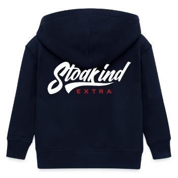 Stodkind Extra WHITE - Veste à capuche enfant bio Stanley/Stella - marine - Dos