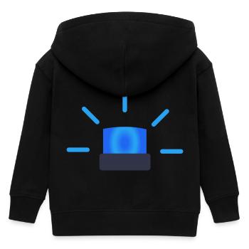 L’idée de cadeau de lumière bleue - Veste à capuche enfant bio Stanley/Stella - noir - Dos