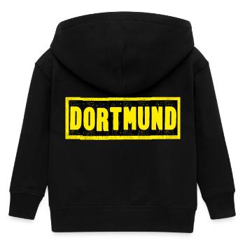 Dortmund - Kinder Organic Kapuzenjacke Mini Cultivator von Stanley/Stella - Schwarz - Hinten