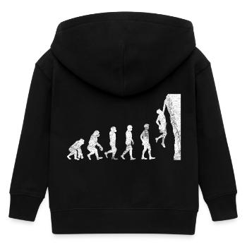 Geschenk Kletterer Boulderer klettern bouldern - Kinder Organic Kapuzenjacke Mini Cultivator von Stanley/Stella - Schwarz - Hinten