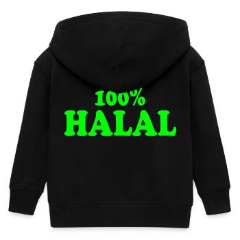 Halal - Kinder Organic Kapuzenjacke Mini Cultivator von Stanley/Stella - Schwarz - Hinten