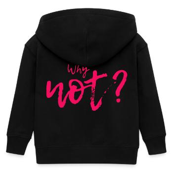 WARUM NICHT? - Kinder Organic Kapuzenjacke Mini Cultivator von Stanley/Stella - Schwarz - Hinten