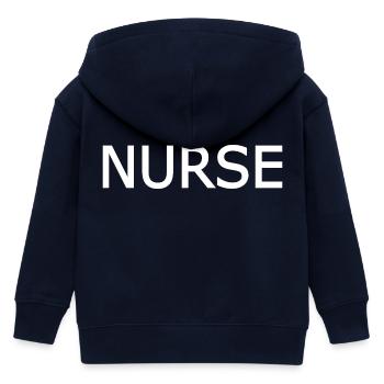 Nurse - Kinder Organic Kapuzenjacke Mini Cultivator von Stanley/Stella - Navy - Hinten