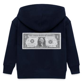 1 Dollar - Kinder Organic Kapuzenjacke Mini Cultivator von Stanley/Stella - Navy - Hinten