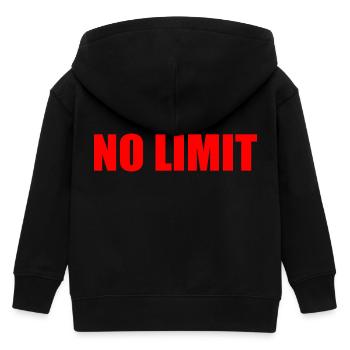 No limit - Veste à capuche enfant bio Stanley/Stella - noir - Dos