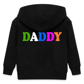 Daddy - Veste à capuche enfant bio Stanley/Stella - noir - Dos