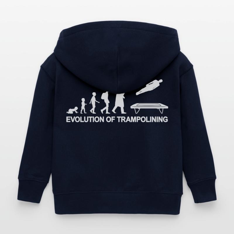 Evolution Trampolinist Kinder Organic Kapuzenjacke Mini Cultivator von Stanley/Stella