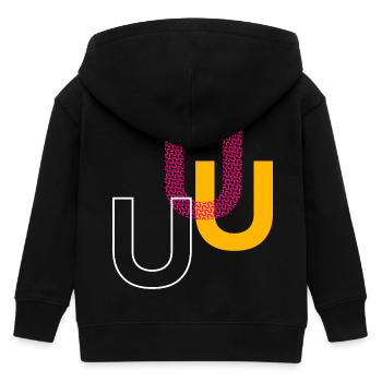 U - Veste à capuche enfant bio Stanley/Stella - noir - Dos