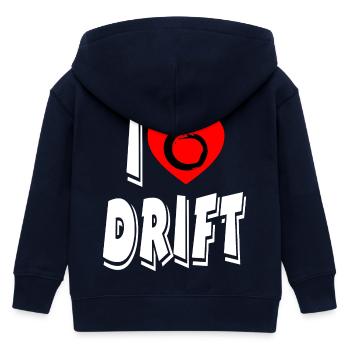 Voiture - Veste à capuche enfant bio Stanley/Stella - marine - Dos