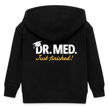 Doktor Medizin - Kinder Organic Kapuzenjacke Mini Cultivator von Stanley/Stella - Schwarz - Hinten