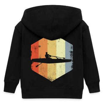 Crânes Rameur - Veste à capuche enfant bio Stanley/Stella - noir - Dos