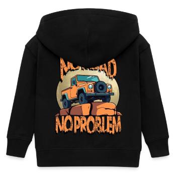 Geländewagen Fahrer - Kinder Organic Kapuzenjacke Mini Cultivator von Stanley/Stella - Schwarz - Hinten