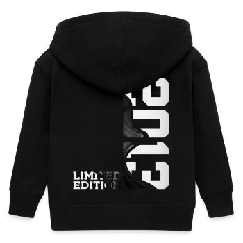 LIMITED EDITION 2013 13. GEBURTSTAG - Kinder Organic Kapuzenjacke Mini Cultivator von Stanley/Stella - Schwarz - Hinten