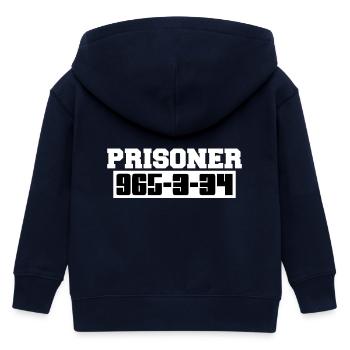 Gefangener schönes cooles Geschenk - Kinder Organic Kapuzenjacke Mini Cultivator von Stanley/Stella - Navy - Hinten