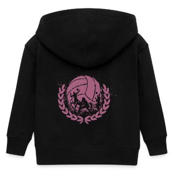 volleyball - Kinder Organic Kapuzenjacke Mini Cultivator von Stanley/Stella - Schwarz - Hinten