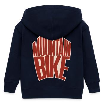 Mountainbike Fahrrad Trail Gelände Downhill - Kinder Organic Kapuzenjacke Mini Cultivator von Stanley/Stella - Navy - Hinten