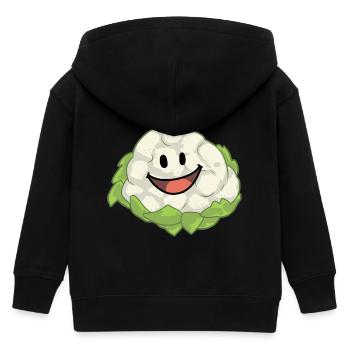 Chou-fleur Chou Légumes Végétalien Sain - Veste à capuche enfant bio Stanley/Stella - noir - Dos