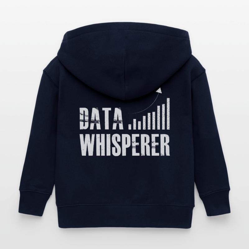 Data Whisperer Science Analyst Software Engineer Kinder Organic Kapuzenjacke Mini Cultivator von Stanley/Stella
