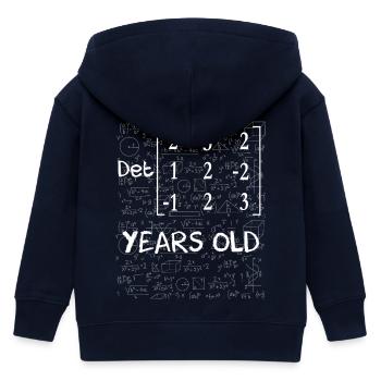 31e anniversaire 31 ans déterminant de matrice - Veste à capuche enfant bio Stanley/Stella - marine - Dos