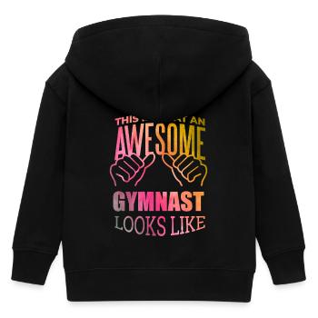 gymnastique - Veste à capuche enfant bio Stanley/Stella - noir - Dos