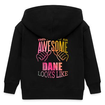 Danemark - Veste à capuche enfant bio Stanley/Stella - noir - Dos