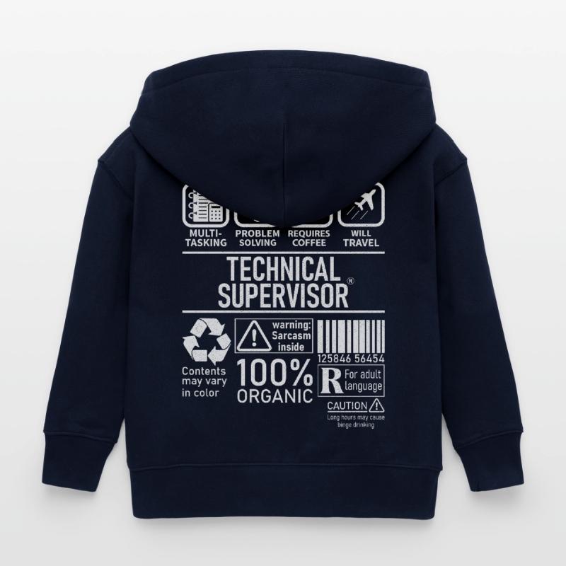 Technical Supervisor multi tasking problem solving Kinder Organic Kapuzenjacke Mini Cultivator von Stanley/Stella