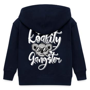 Koality Gangster - Veste à capuche enfant bio Stanley/Stella - marine - Dos