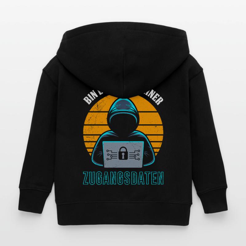 Science Coder BIN DER HERR DEINER ZUGANGSDATEN Kinder Organic Kapuzenjacke Mini Cultivator von Stanley/Stella