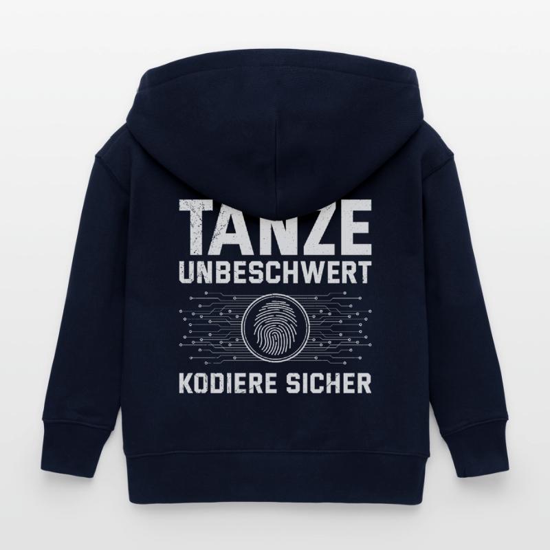 Science Coder TANZE UNBESCHWERT KODIERE SICHER Kinder Organic Kapuzenjacke Mini Cultivator von Stanley/Stella
