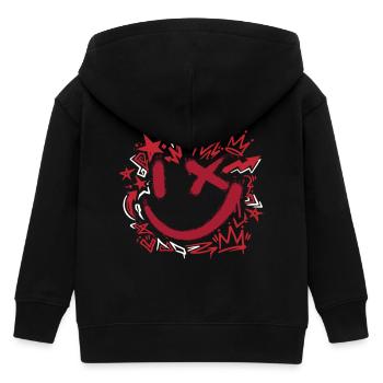 Graffiti Street Art Urban Style - Kinder Organic Kapuzenjacke Mini Cultivator von Stanley/Stella - Schwarz - Hinten