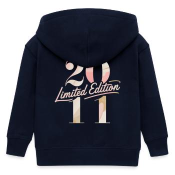 2011 Limited Edition Geburtstag - Kinder Organic Kapuzenjacke Mini Cultivator von Stanley/Stella - Navy - Hinten