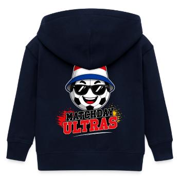 Ultras Football Match Day Football Fan Holland Netherlands - Veste à capuche enfant bio Stanley/Stella - marine - Dos