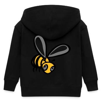 abeille - Veste à capuche enfant bio Stanley/Stella - noir - Dos