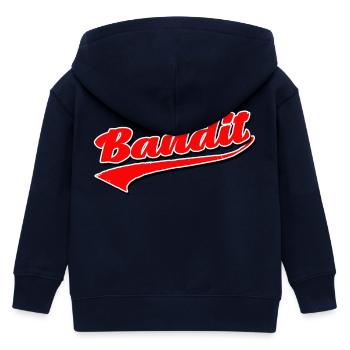 bandit dieb crime criminal aufkleber hooligan gang - Kinder Organic Kapuzenjacke Mini Cultivator von Stanley/Stella - Navy - Hinten