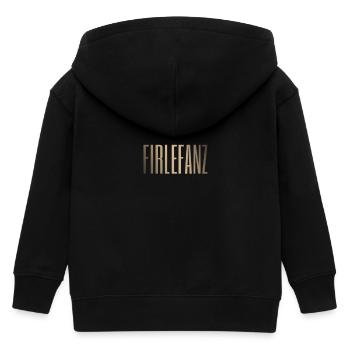 Firlefanz Deutsches Wort Unsinn Quatsch Kokolores - Kinder Organic Kapuzenjacke Mini Cultivator von Stanley/Stella - Schwarz - Hinten