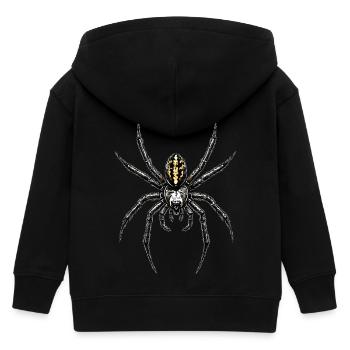 Araignée Tarentule Amour Arachnide Araignées - Veste à capuche enfant bio Stanley/Stella - noir - Dos