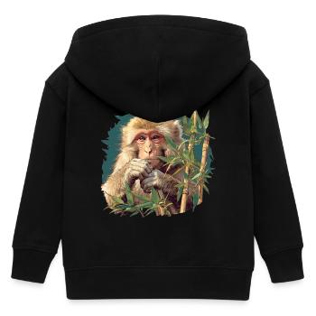 Macaque Macaque - Veste à capuche enfant bio Stanley/Stella - noir - Dos
