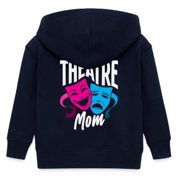 Comédies musicales pour maman de théâtre et maudite musicale - Veste à capuche enfant bio Stanley/Stella - marine - Dos