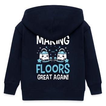 Nettoyant Lover Cleaner - Veste à capuche enfant bio Stanley/Stella - marine - Dos