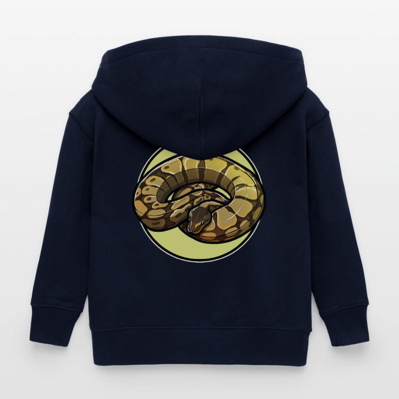 Ball Python Roi Python Roi Python Veste à capuche enfant bio Stanley/Stella