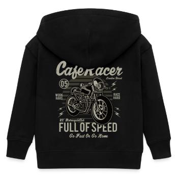 Café Racer - Veste à capuche enfant bio Stanley/Stella - noir - Dos