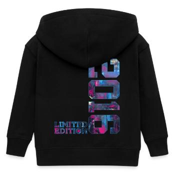 10. GEBURTSTAG 10 JAHRE LIMITED EDITION 2016 - Kinder Organic Kapuzenjacke Mini Cultivator von Stanley/Stella - Schwarz - Hinten