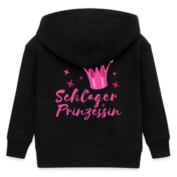 Schlager Princess Schlagerfan Krone musique folklorique - Veste à capuche enfant bio Stanley/Stella - noir - Dos