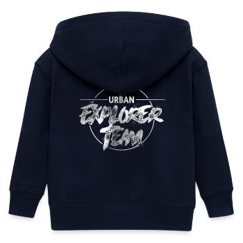 Équipe Urban Explorer - Veste à capuche enfant bio Stanley/Stella - marine - Dos