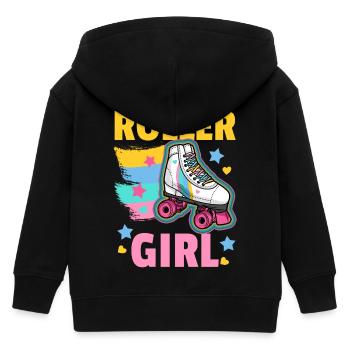 Rollschuhe Roller Girl - Kinder Organic Kapuzenjacke Mini Cultivator von Stanley/Stella - Schwarz - Hinten