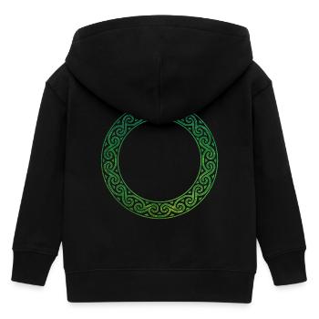 Celtic Knot - Kinder Organic Kapuzenjacke Mini Cultivator von Stanley/Stella - Schwarz - Hinten