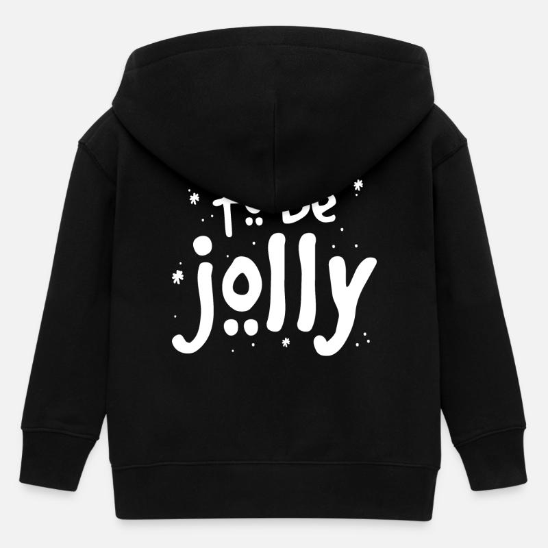 Vacances pour être joyeux - Veste à capuche enfant bio Stanley/Stella - noir